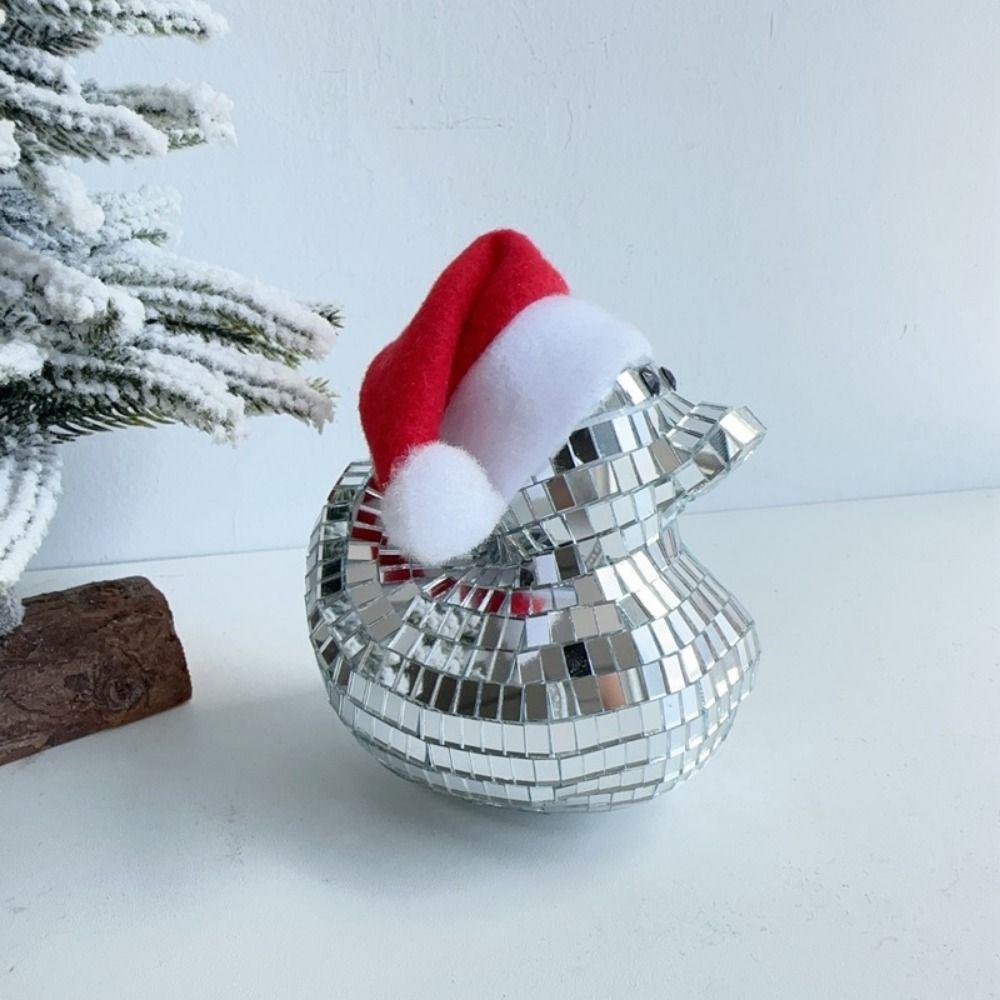 Duck Shape Disco Ball Decor Creative Glass Mirror Mirror Disco Balls  for 70s Party
