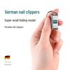 Compact German Flip-Top Nail Clippers with Keychain