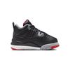 Air Jordan 4 Retro TD Bred Reimagined Baby Sneakers Black Fire-Red Cement-Grey BQ7670-006