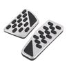 Gas And Brake Pedal Cover Auto Stainless Steel Foot Pedal Pad Kit For 2018- Jeep Wrangler Jl Models, 2 Pcs