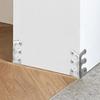 6/12PCS Vintage Metal Corner Protector Iron Skirting Board Corner Protector Decorative Corner Guard Board for Living Room Office