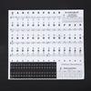 Piano Stickers Music Sheet Keyboard PVC Black White Numbers Notes for Children Beginners