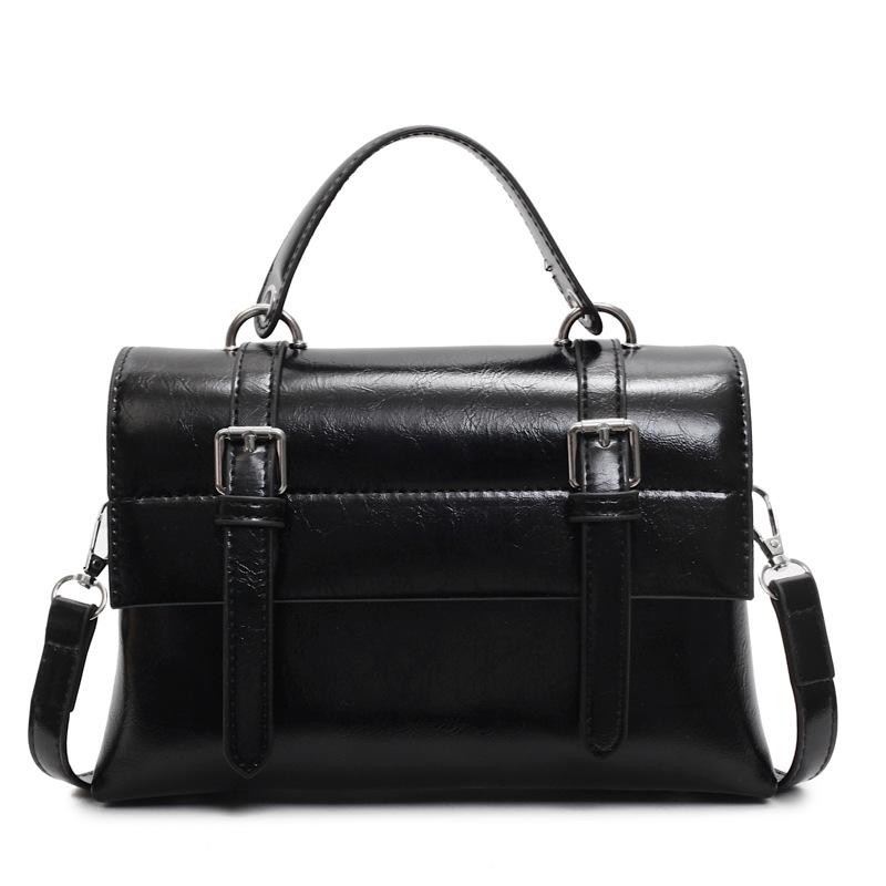 New Small Bag Women's Spring and Summer Fashion Solid Color Shoulder Messenger Bag Women's Casual Portable Small Square Bag