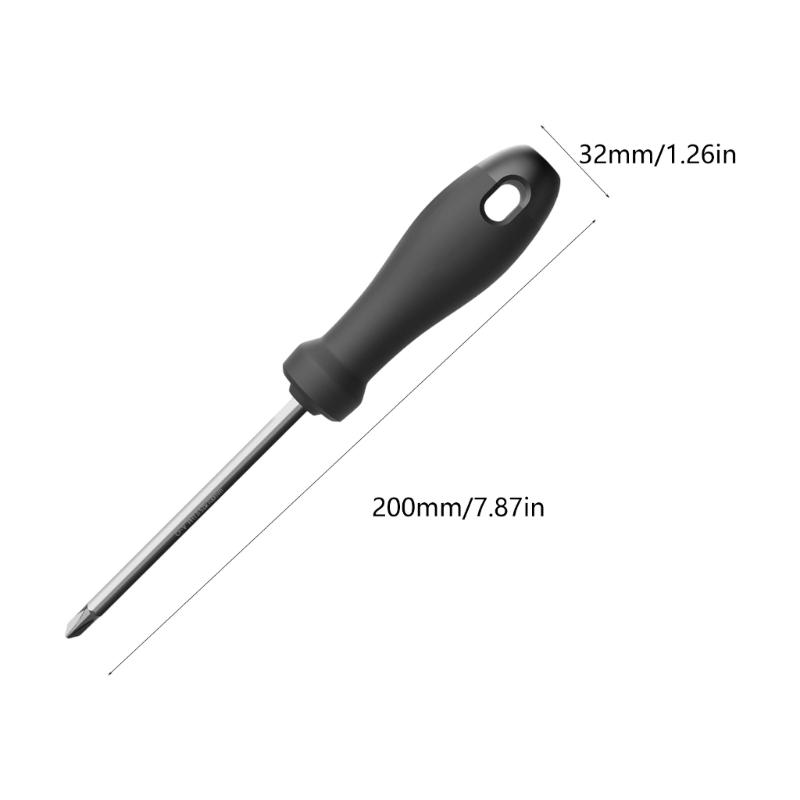 Double Purpose Screwdriver Magnetic Bit with Nonslip Handle Household Screw Driver Multifunction Electrician Repair Tool