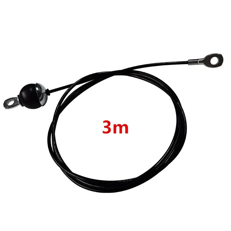 2M-5M Gym Cable Wire Rope Heavy Duty Steel Replacement Parts for Home Gym Fitness Cable Pulley Accessories Diameter 5mm