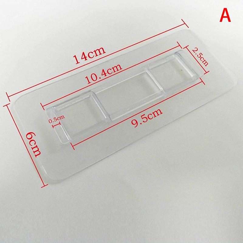 10Pcs No Punching Strong Adhesive Traceless Storage Rack Buckle Wall Mounted Tissue Box Storage Rack Non Marking Adhesive Patch