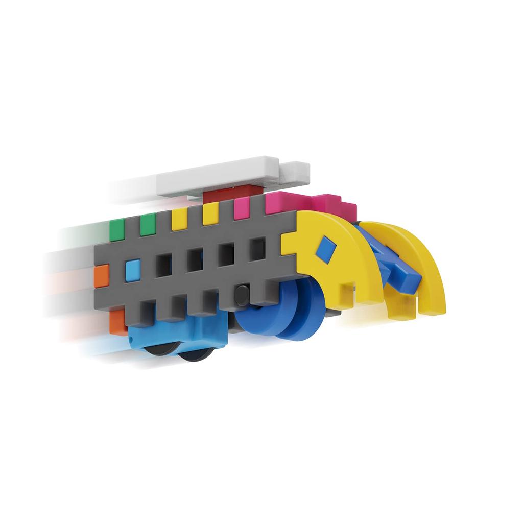 Gakken New Block Spark Pull and Move GO GO BOX 18 Types 80 Pieces 83224