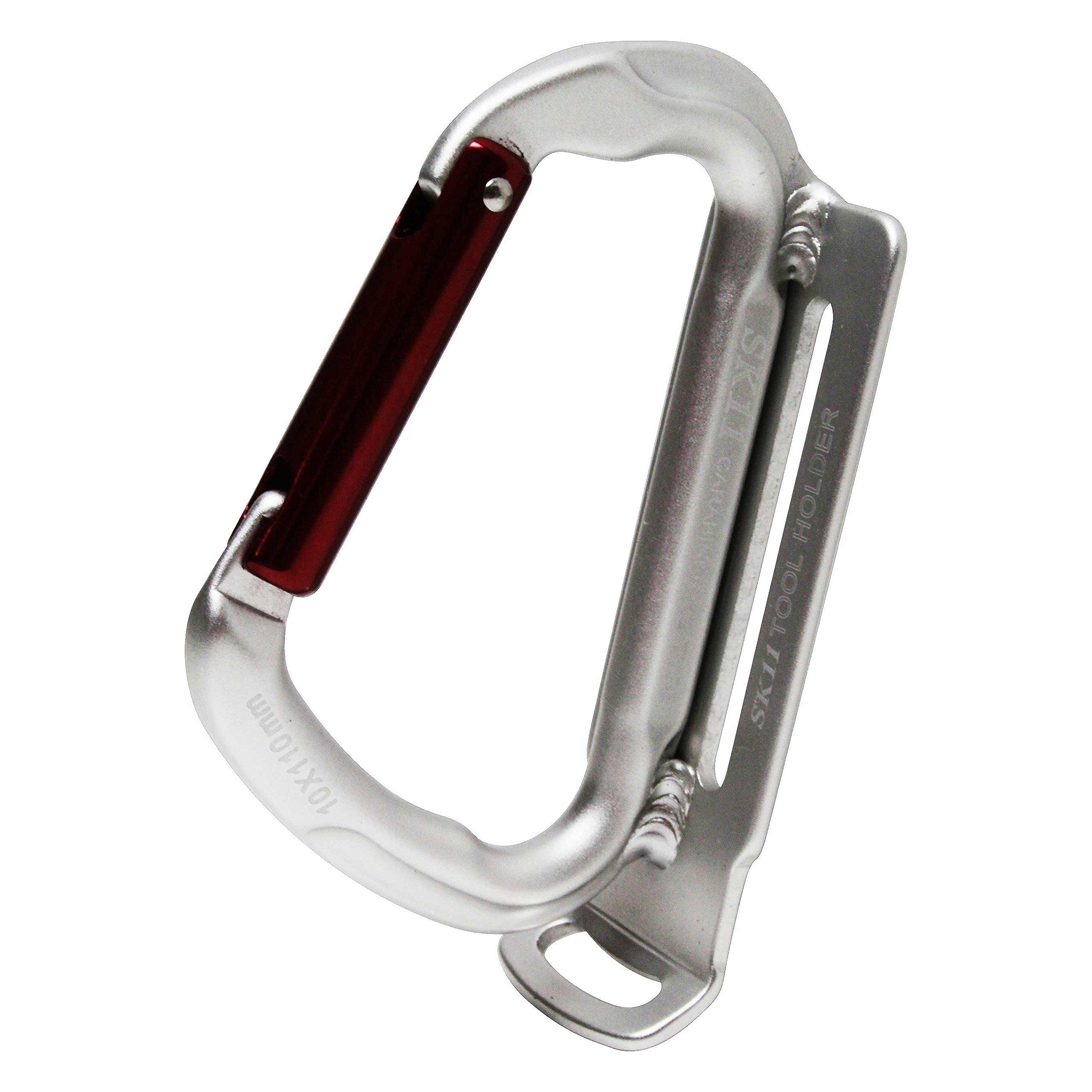 SK11 Aluminum Tool Hook Forged Aluminum Extra Thick 10 x HG, Carabiner, Silver, 110mm, SAC-TFA