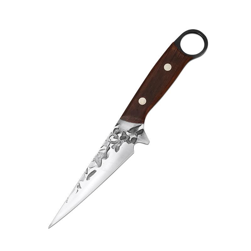 

Кованый нож Кухонный нож для обвалки Рыболовный Барбекю Разделочный нож для мяса Рыбы Овощей Нож мясника