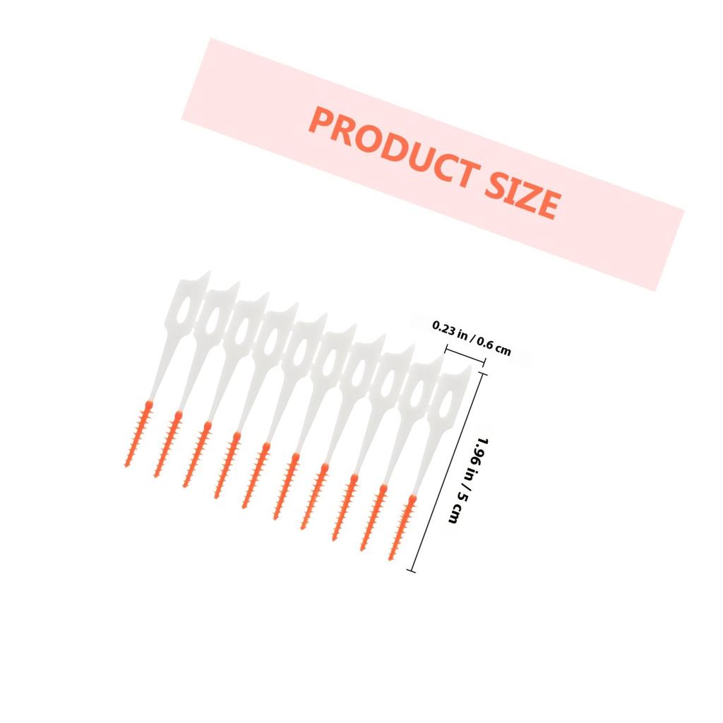 80Pcs Interdental Brushes Elastic Tooth Cleaning Toothpick Tools Portable Oral Care for Braces Gap Cleaning Interdental