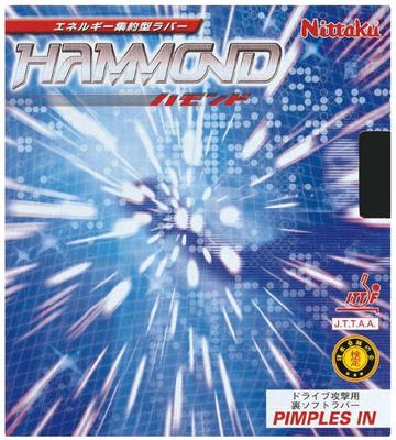 Nittaku Hammond Tischtennis Belag Invers Hoch Extra Dick, Weich, Elastizität, NR-8527, Schwarz,