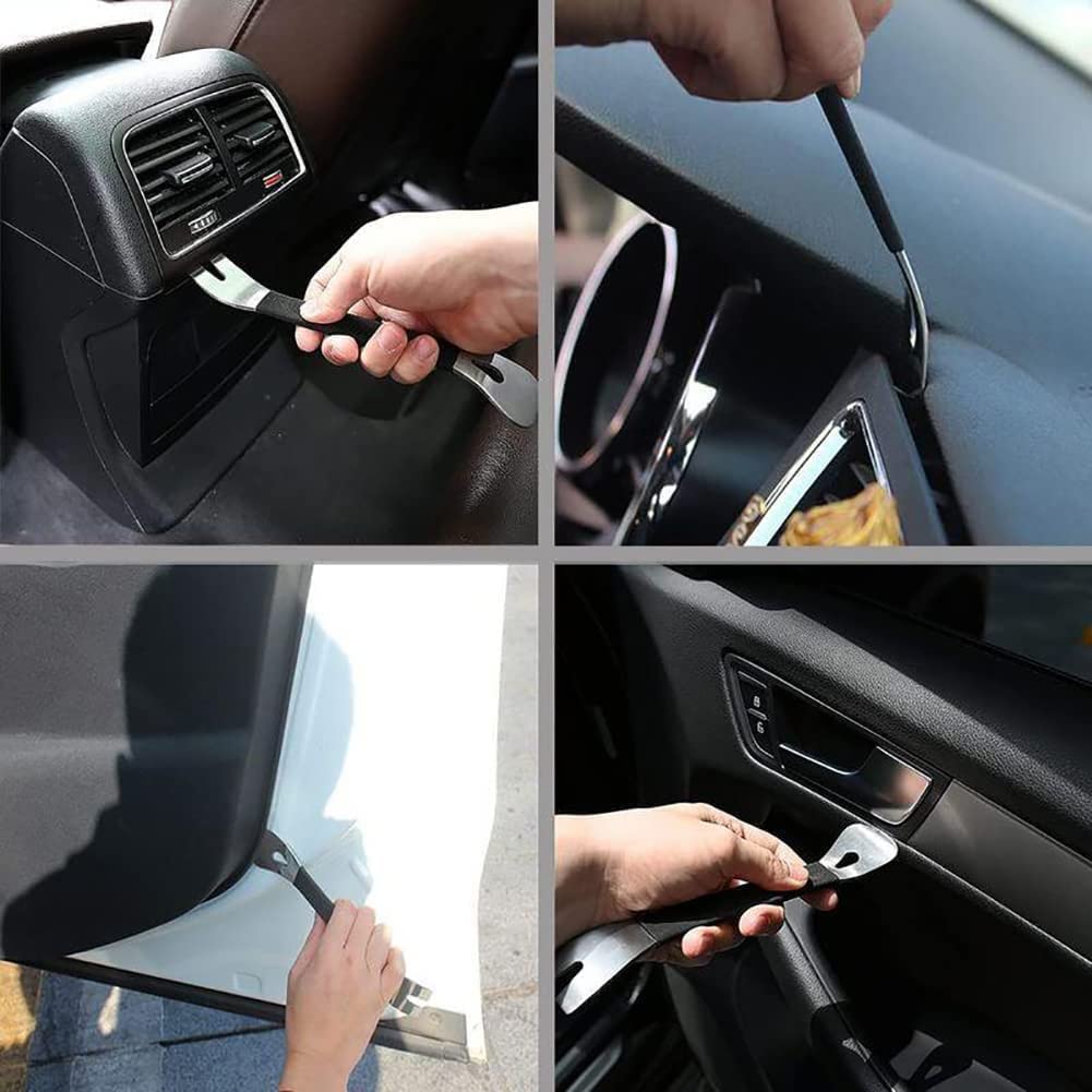 Car Interior Peel Off Interior Trim Removal Tool Metal Panel Removal Clip Clamp Tool