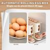 Automatischer Eierroller mit großer Kapazität und Schiebe-Eier-Organizer