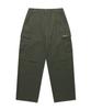 WACKY WILLY Balloon Fit Cotton Cargo Pants Olive Green
