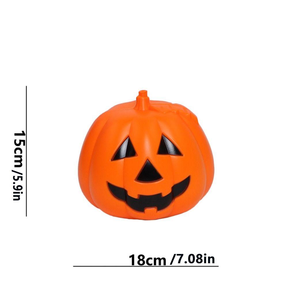 LED Light Halloween Jack-O-Lantern Luminous Pumpkin Lamp Portable Pumpkin Lantern Party Supplies