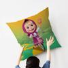 MMasha And BBears Personalized picture text home decorative pillows Household Gifts 45x45cm