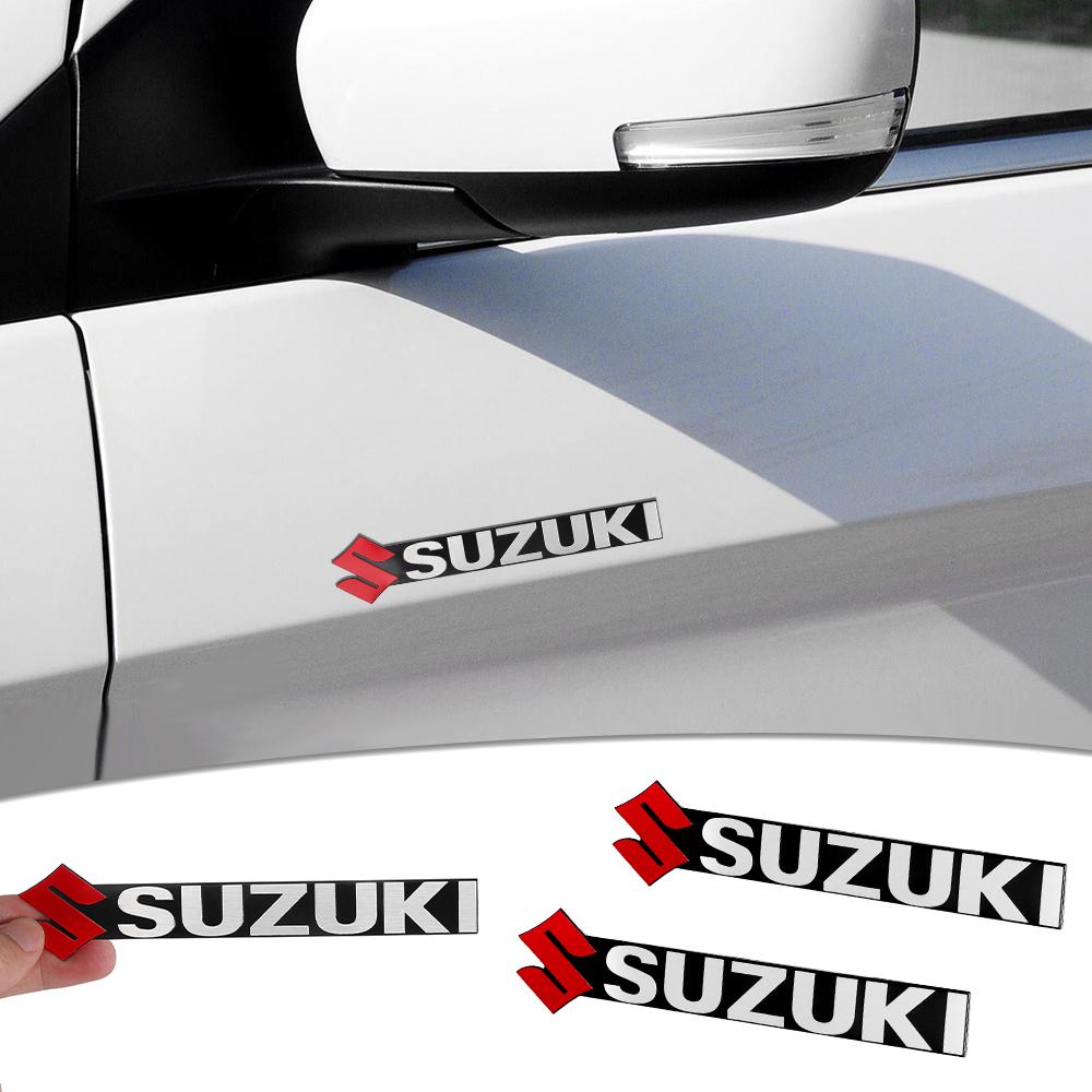 1/2pcs Car Stickers Auto Body Trunk Emblem Decor Decal For Suzuki New Alto Swift Tianyu Escudo Samurai SX4 Shangyue Ruiqi Baleno