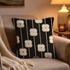 Fashion Art OOrla Kiely Flower Pillow Case Soft Plush Cushion Cover Double Print and Invisible Zipper for Sofa Home Car Use