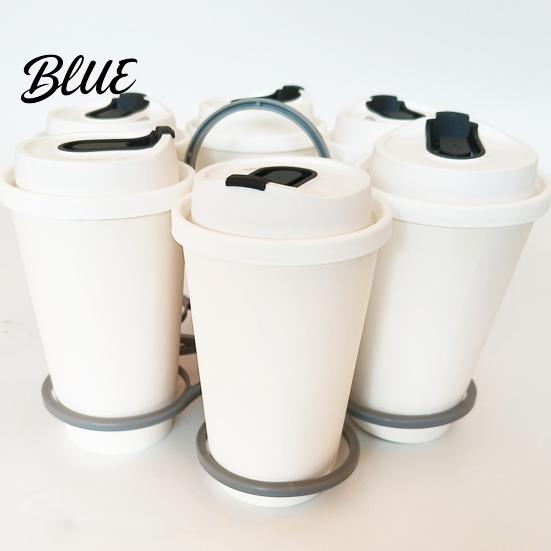 Beer Can Holder 6 Cups Foldable Drink Glass Carousel Swivel Cup Bracket