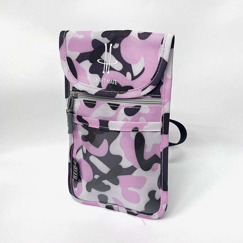 RFID Diebstahlschutz Wasserdichte Umhängetasche Pass- und Ticket-Organizer mit Handy- und Kartenhalter