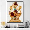 Disney Diamond Painting Pinocchio Creative Poster Cute Cartoon Cross stitch Complete Set of Creative Mosaic 5D DIY Home Decoration