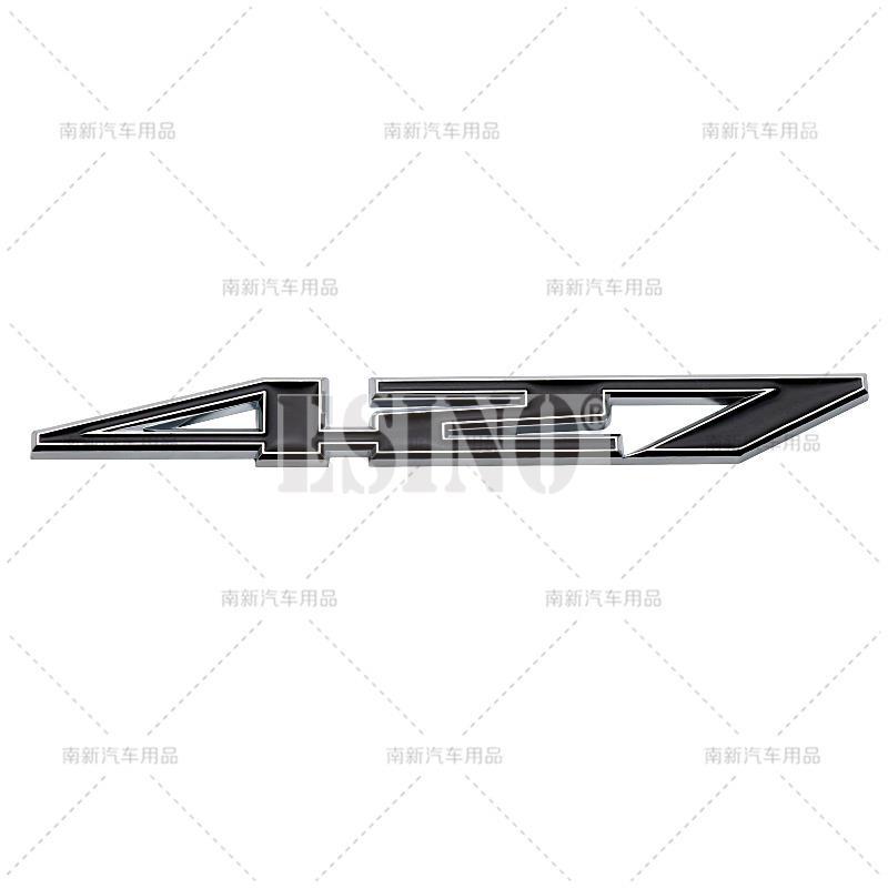 New 3D 427 Metal Alloy Adhesive Adhesive Emblem Rear Trunk Badge Front Fender Sticker Decal For  Camaro Cruze
