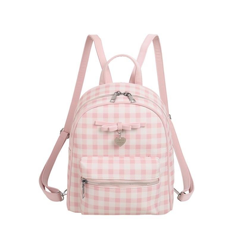 Cute Minimalist Backpack For Girls And Boys With Pu Material And Stylish Prints