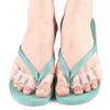 1 Pair 5 Hole Toe Separator, Thickened Elastic Forefoot Cushion Pad for Overlapping Toes, Breathable Bunion Corrector for Women
