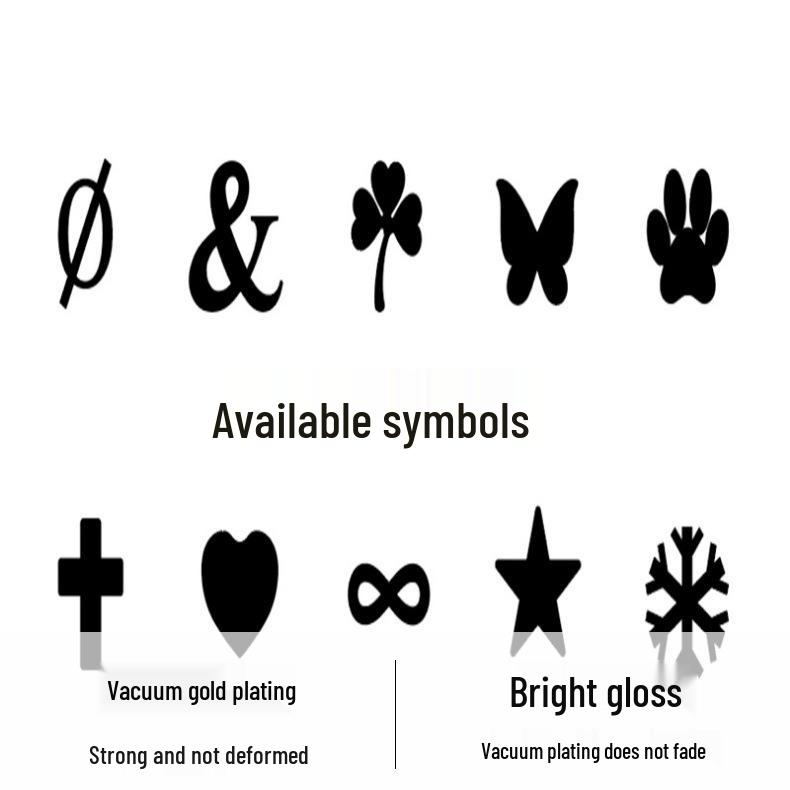 Personalized Stainless Steel Letter Necklace - 18K Gold-Plated Titanium Steel for Women