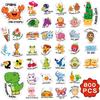800PCS Fun Stickers for Kids, Positive Stickers for Kids Classroom, Classroom Prizes Elementary, Removable Teacher Stickers for Grading and Rewards