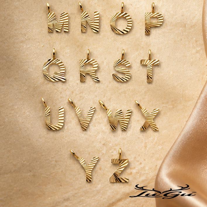 Alphabet Charms: Stainless Steel Letter Pendants - Personalized Jewelry Accessories