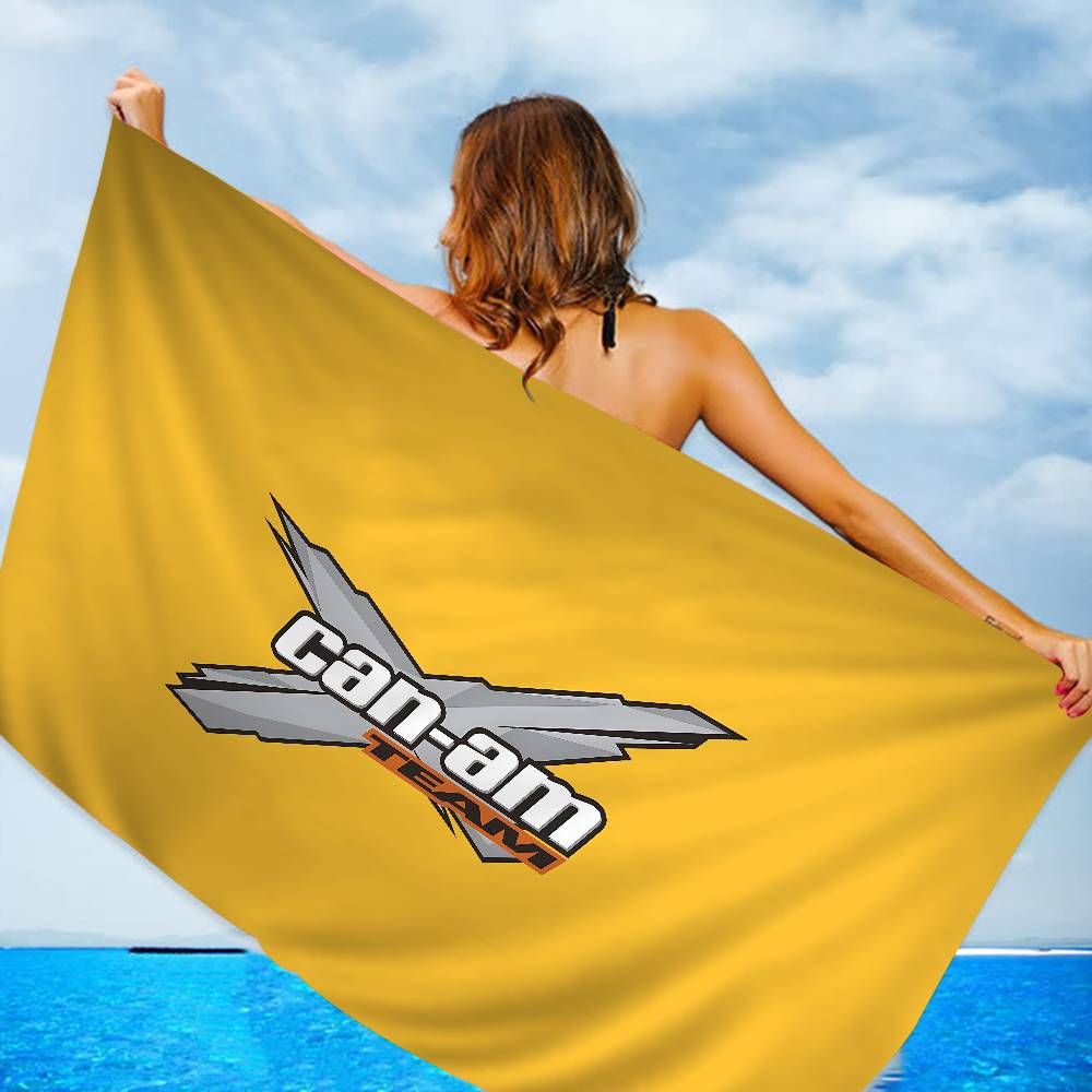 Toalla de Baño con Logo Can-Am Spyder Microfibra Suave Absorbente de Agua Transpirable Para Niña Niños Decorativa Dibujos Animados Toalla de Playa