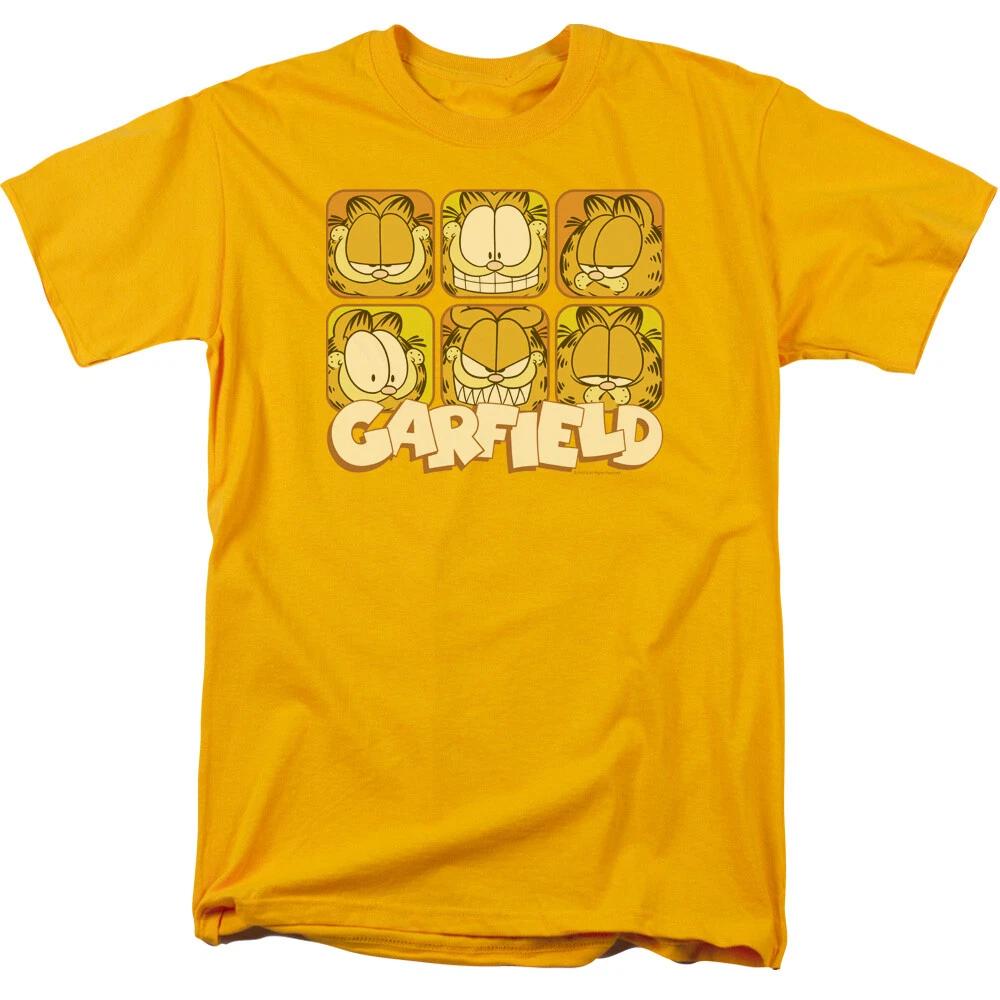 Garfield  Many Faces  T-Shirt - Adult, Child 4XL