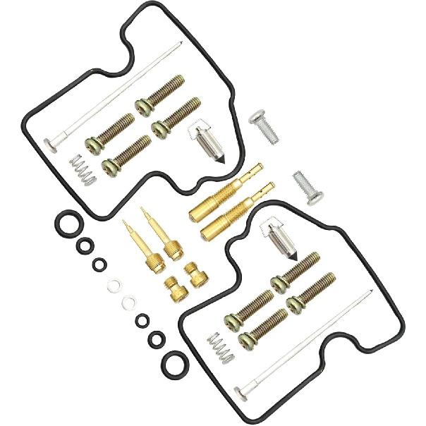 

XQSMWF 2 Pack Motorcycle Carb Rebuild Kit Carburetor Repair Kit Compatible with Kawasaki Brute Force 750 KVF750A KVF750B KVF750C KVF750D 4x4i 2005