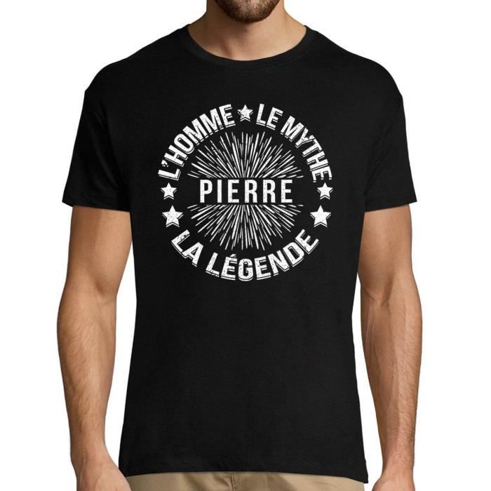 T-shirt homme - L'Homme Le Mythe La Légende - 100% coton - Col rond - Manches courtes
