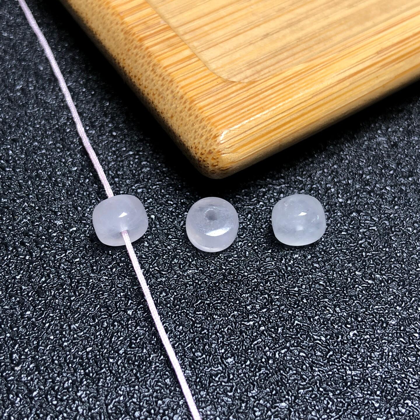 Pink Agate Straight Cut Spacer Beads for DIY Accessories and Wenge Hand String Crafting.