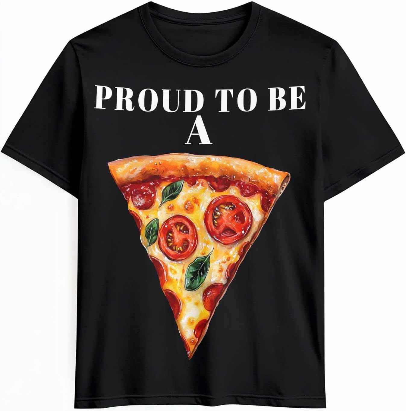 BEMIGO T Shirts for Men Graphic Tees Men Pizza Crew Neck Mens Shirts Short Sleeve Cartoon Casual T-Shirt S разноцветный