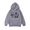 Mexico Beach Printing Hoodies Womens Basics Comfortable Hooded Fleece Warm Loose Sweatshirt Pocket Womans Streetwears
