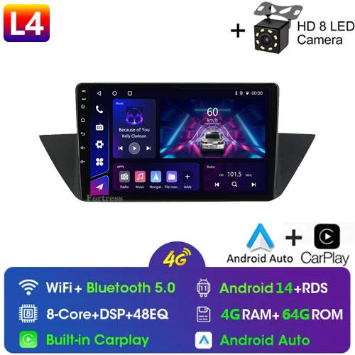 For BMW X1 E84 2009-2012 Multimedia Car Radio Video Players Android Auto CarPlay 2 din no dvd 4G WIFI Gps Navigation Android 14