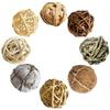 Natural Handmade Woven Rattan Teething and Chew Toy for Rabbits, Hamsters, and Chinchillas - Boredom Relief Ball
