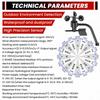 Polycarbon 1-61m/s Wind Speed Sensor 161° Wind Direction Transmitter Agricultural Weather Station Monitoring Transmitter