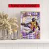 Kobe Personalized Name Round Diamond Painting Kit Diamond Embroidery Painting Rhinestones Mosaic Frameless Handwork Decoration Arts