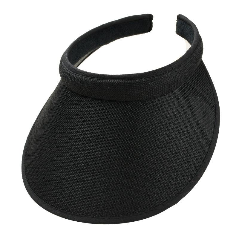 

Fashion Versatile Simple Men s Empty Top Hat Women s Outdoor Sunscreen Large Brimmed Sun Cap Outdoor Hiking And Running Hats adult model чёрный