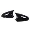 Pair of Glossy Black Rearview Mirror Cover Cap Enhance Vehicle Appearance Replacement for Vauxhall