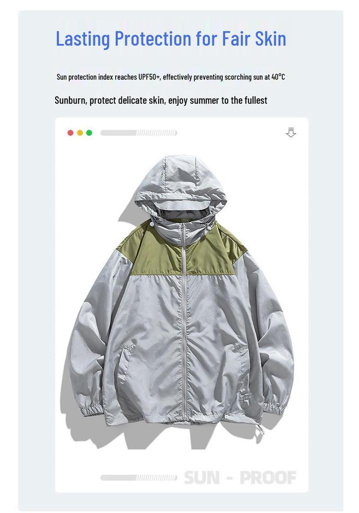 Cross-Border Fashion UV Protection Ice Silk Summer Jacket