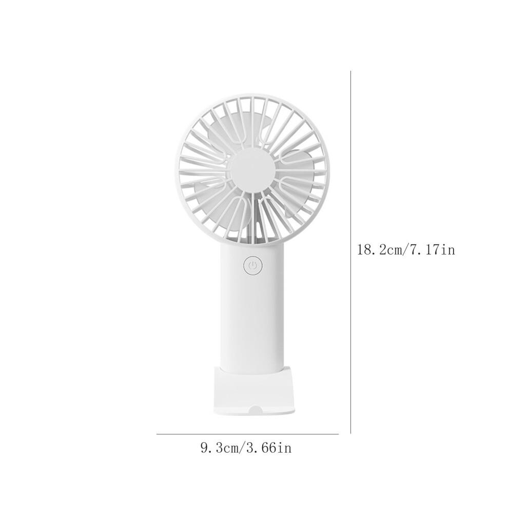 Yonrjhukm Handheld Fan Usb Rechargeable Mute Desktop Dormitory Small Fan Portable Outdoor High Wind Power Mini Handheld Fan