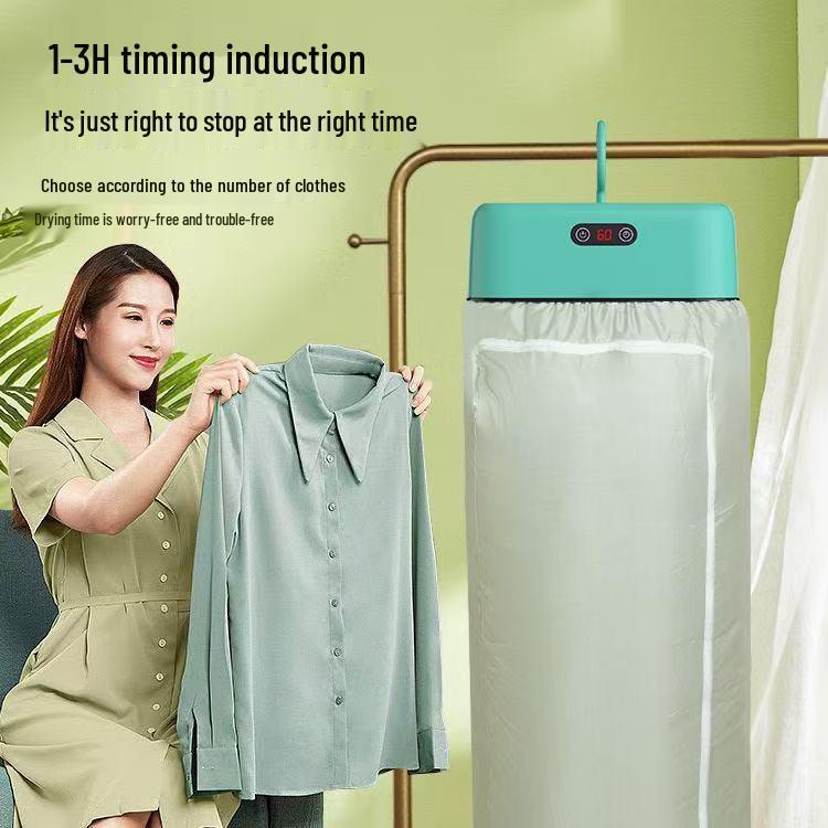 

Portable Folding Clothes Dryer Machine Set - Compact Cabinet-Style for Home & Travel морська хвиля