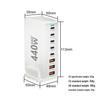 New 440W GaN Multifunctional Desktop Charger - Bestseller PD Adapter