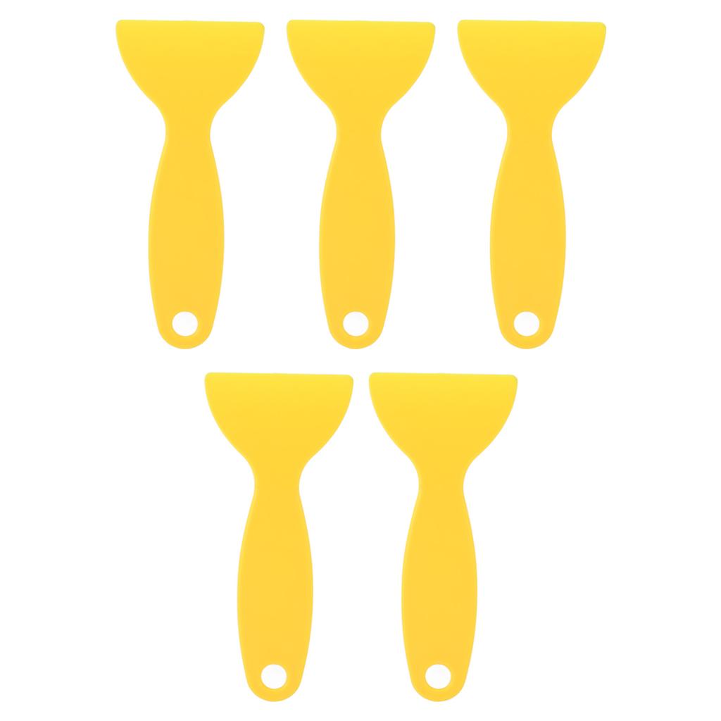 5pcs 3D Printer Spatula Flexible Plastic 3D Printing Resin Removal Scraper for WANHAO D8 for ANYCUBIC for Nova Yellow