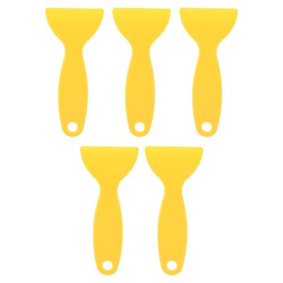 5 Stück 3D-Drucker-Spatel Flexibler Kunststoff 3D-Druck Harzentfernungs-Schaber für WANHAO D8 für ANYCUBIC für Nova Gelb